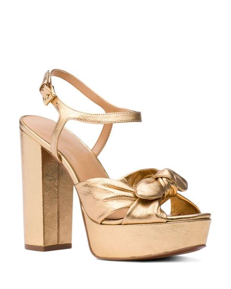 michael michael kors women's pippa leather platform high-heel sandals|MICHAEL Michael Kors Women's Pippa Leather Platform High .